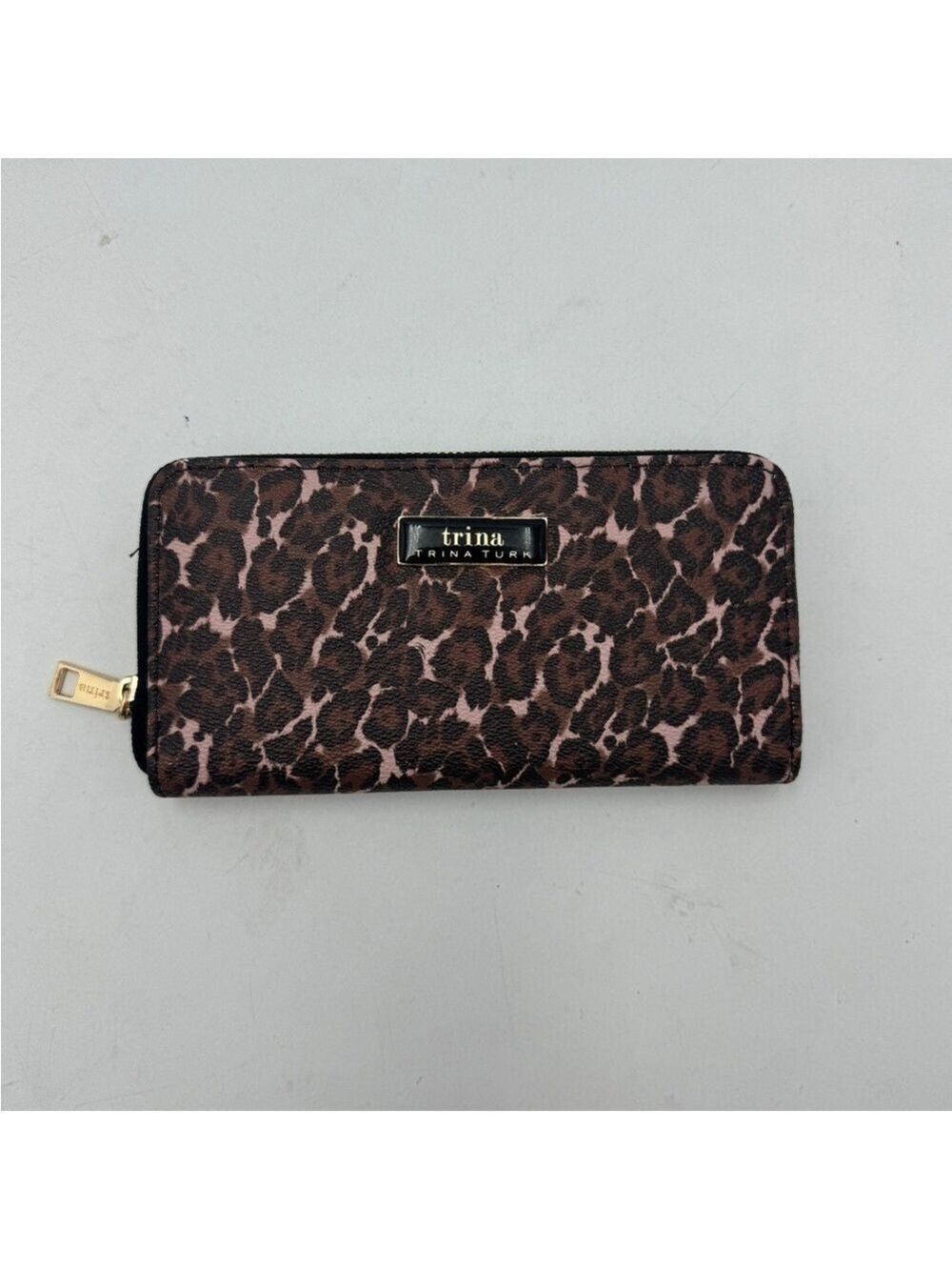 Trina Turk Large Zip Around Wallet with Gift Box NWT